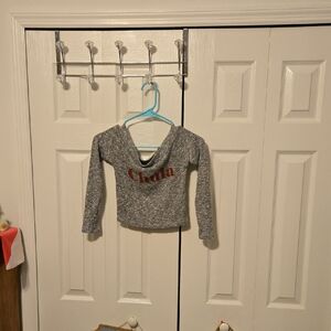 Gray Women's Crop Top